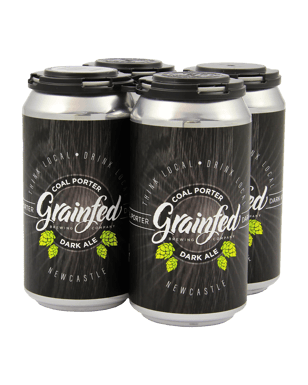 Grainfed Coal Porter Dark Ale Cans 375ml  4 Pack