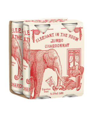 Elephant In The Room Chardonnay Cans 250ml  4 Pack