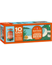 Matso's Ginger Beer Cans 330ml  10 Pack