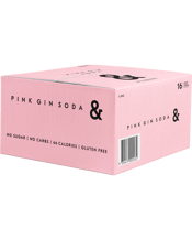 Ampersand Pink Gin & Soda 4% Cans 330ml  16 Case