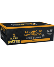Hard Rated Lemon Mango Zero Sugar 4.5% Cans 375ml  24 Case