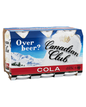 Canadian Club Whisky & Cola 4.8% Cans 375ml  6 Pack