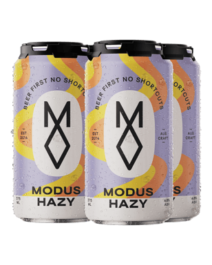 Modus Hazy Pale 4.8 Cans 375ml  4 Pack