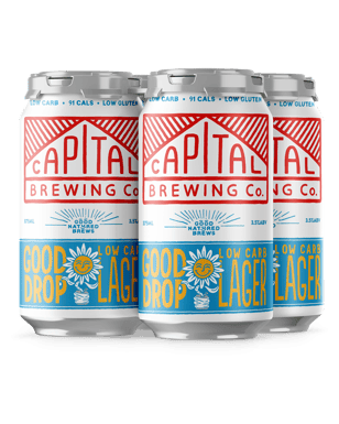 Buy Capital Brewing Co. Good Drop Lager Cans 375ml online with (same ...