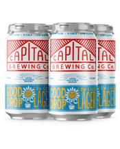 Capital Brewing Co. Good Drop Lager Cans 375ml  4 Pack