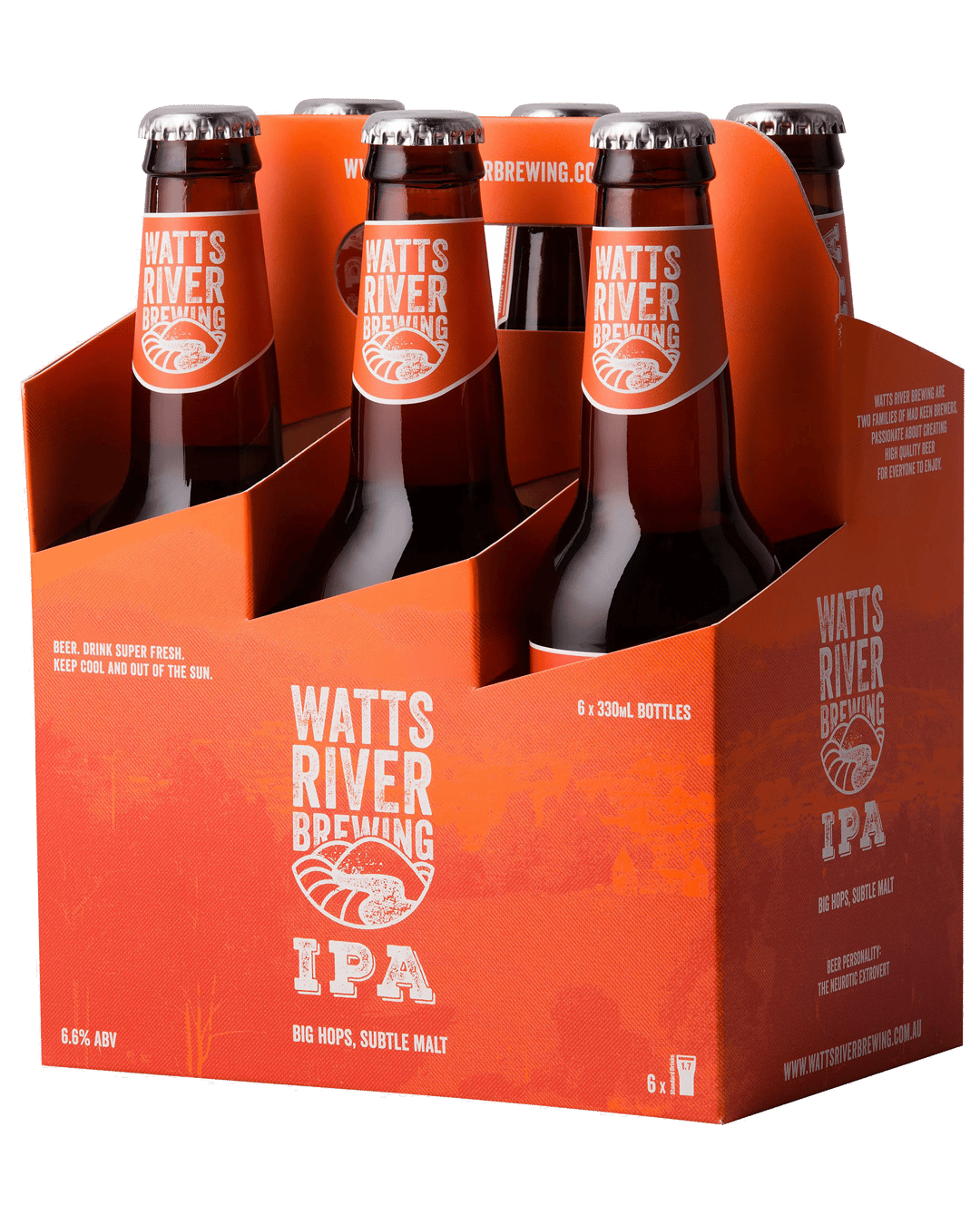 Watts River Brewing IPA Bottles 6X330mL