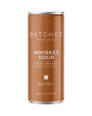Batched Batched Cocktails Whisky Sour Can 230ml  4 Pack