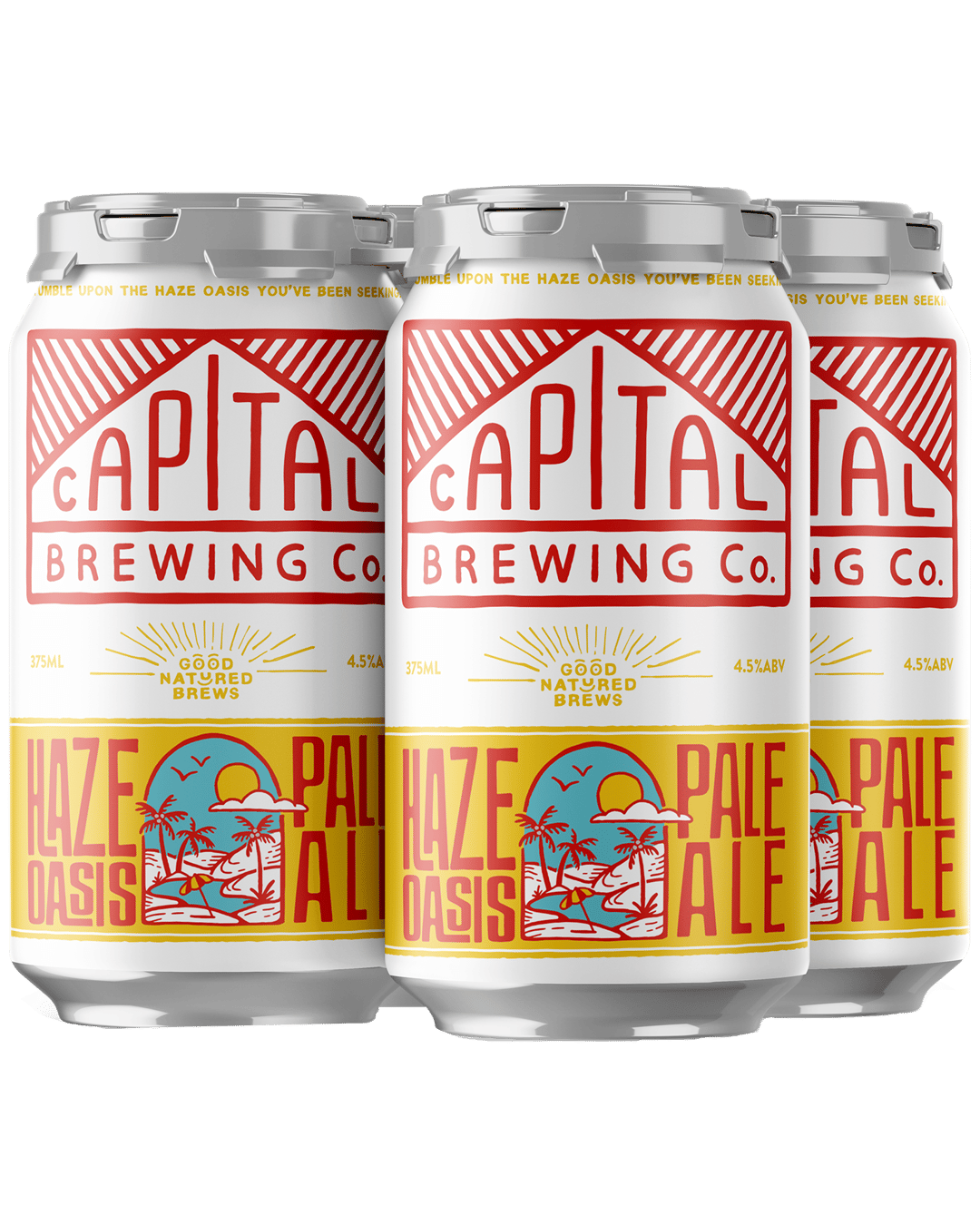 Capital Brewing Co. Haze Oasis Hazy Pale Ale Can 4x375mL