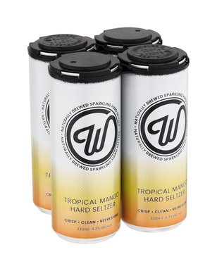 Wayward Brewing Co. Seltzer Tropical Mango 330ml  4 Pack