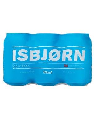 Isbjorn Lager 330ml  6 Pack