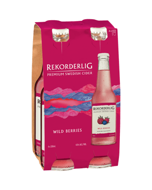 Rekorderlig Wild Berries Cider 330ml  4 Pack