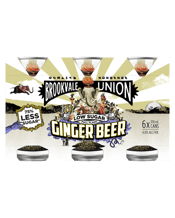 Brookvale Union Ginger Beer Low Sugar Cans 330ml  6 Pack