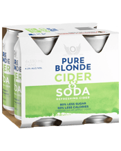 Pure Blonde Cider & Soda Cans 330ml  4 Pack