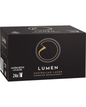 Lumen Australian Lager Bottles 330ml  24 Case