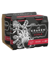 The Kraken Spiced Rum & Cola Cans 330ml  4 Pack