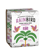 Rainbird H2coco Coconut Water Vodka & Passionfruit 4% Cans   4 Pack