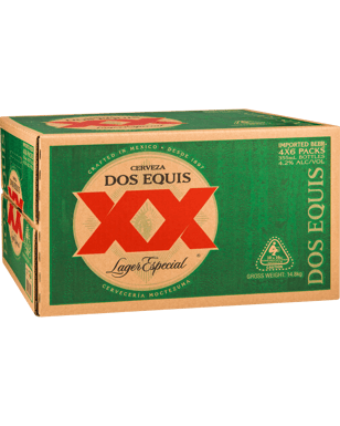 Dos Equis Lager Especial Bottles 355ml  24 Case
