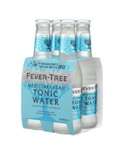 Fever Tree Premium Mediterranean Tonic Water Bottle 200ml  4 Pack