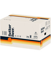 Better Beer Zero Carb Lager Bottles 330ml  24 Case