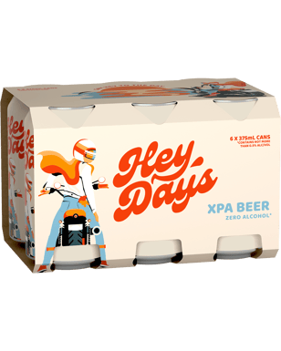 Hey Days Zero Alcohol Xpa Cans 375ml  6 Pack