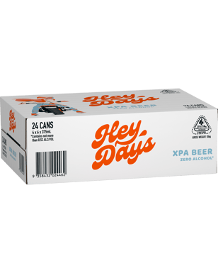 Hey Days Zero Alcohol Xpa Cans 375ml  24 Case