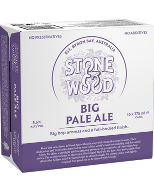 Stone & Wood Hinterland Big Pale Ale Can 375ml  16 Case