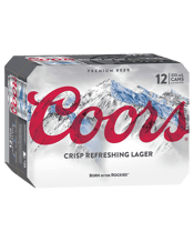 Coors Lager Cans  12 Pack