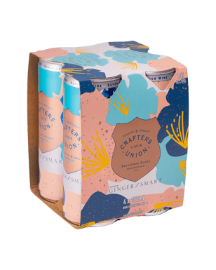 Crafters Union Sauvignon Blanc Cans 250ml  4 Pack