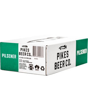 Pikes Beer Company Pilsener Cans 375ml  24 Case