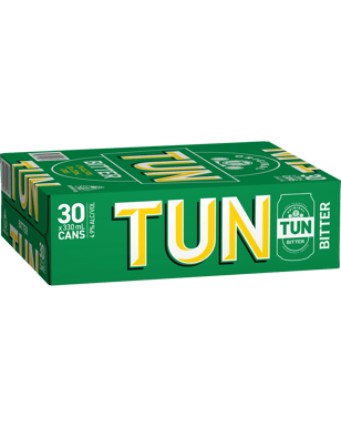 Tun Green Bitter Cans 330ml  30 Case