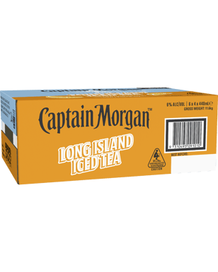 Captain Morgan Long Island Iced Tea Cans 440ml  24 Case