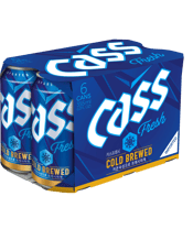 Cass Fresh Fresh Lager 355ml  6 Pack