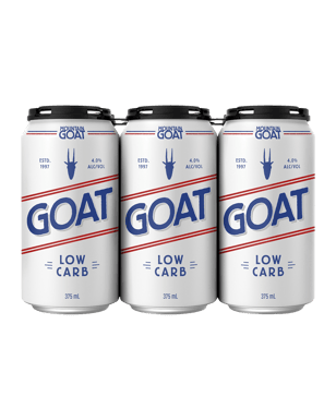 Mountain Goat Low Carb Lager Can 375ml  6 Pack