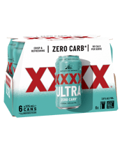 Xxxx Ultra Zero Carb Cans 375ml  6 Pack