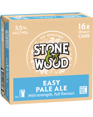 Stone & Wood Easy Pale Ale Cans 375ml  16 Case