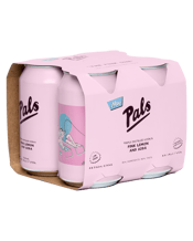 Pals Vodka Pink Lemon And Soda Can 330ml  4 Pack