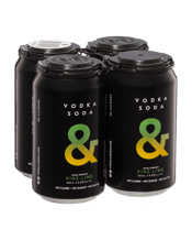 Ampersand Vodka & Pine Lime Can 355ml  4 Pack