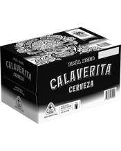 Calaverita Cerveza Lager Bottles 330ml  24 Case