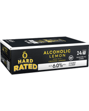 Hard Rated Lemon 6% Cans 330ml  24 Case