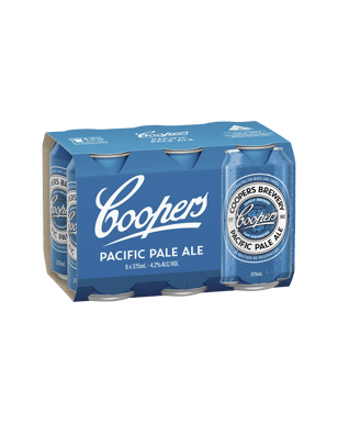 Coopers Pacific Pale Ale Cans 375ml  6 Pack