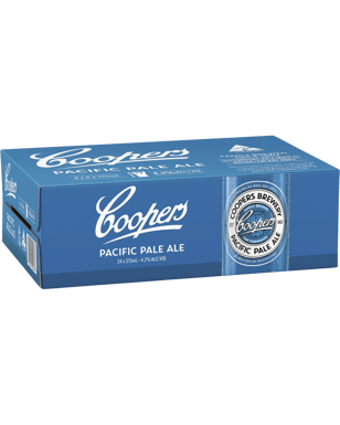 Coopers Pacific Pale Ale Cans 375ml  24 Case