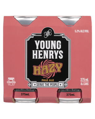 Young Henrys Hazy Pale Ale 375ml  4 Pack