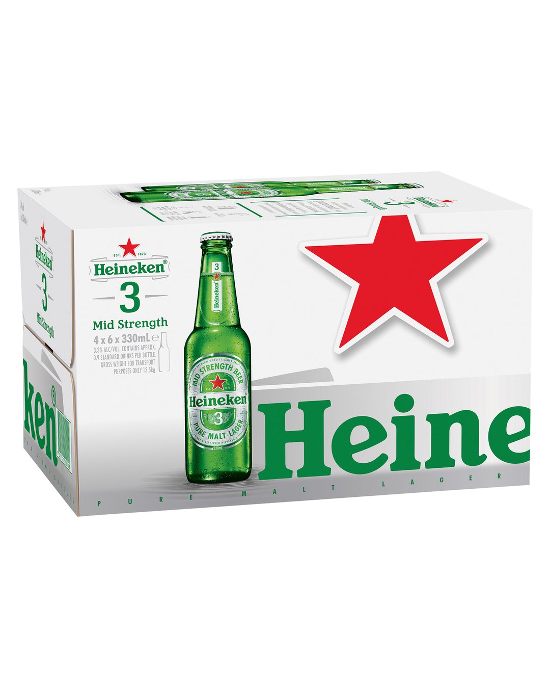 Buy Heineken 3 Lager 330ml online with (same-day FREE delivery*) in ...