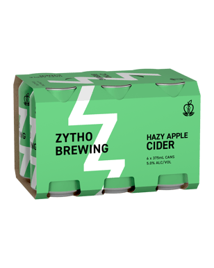 Zytho Brewing Hazy Apple Cider 375ml  6 Pack