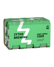 Zytho Brewing Hazy Apple Cider 375ml  6 Pack