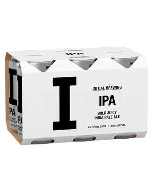 Initial Brewing Ipa Can 375ml  6 Pack