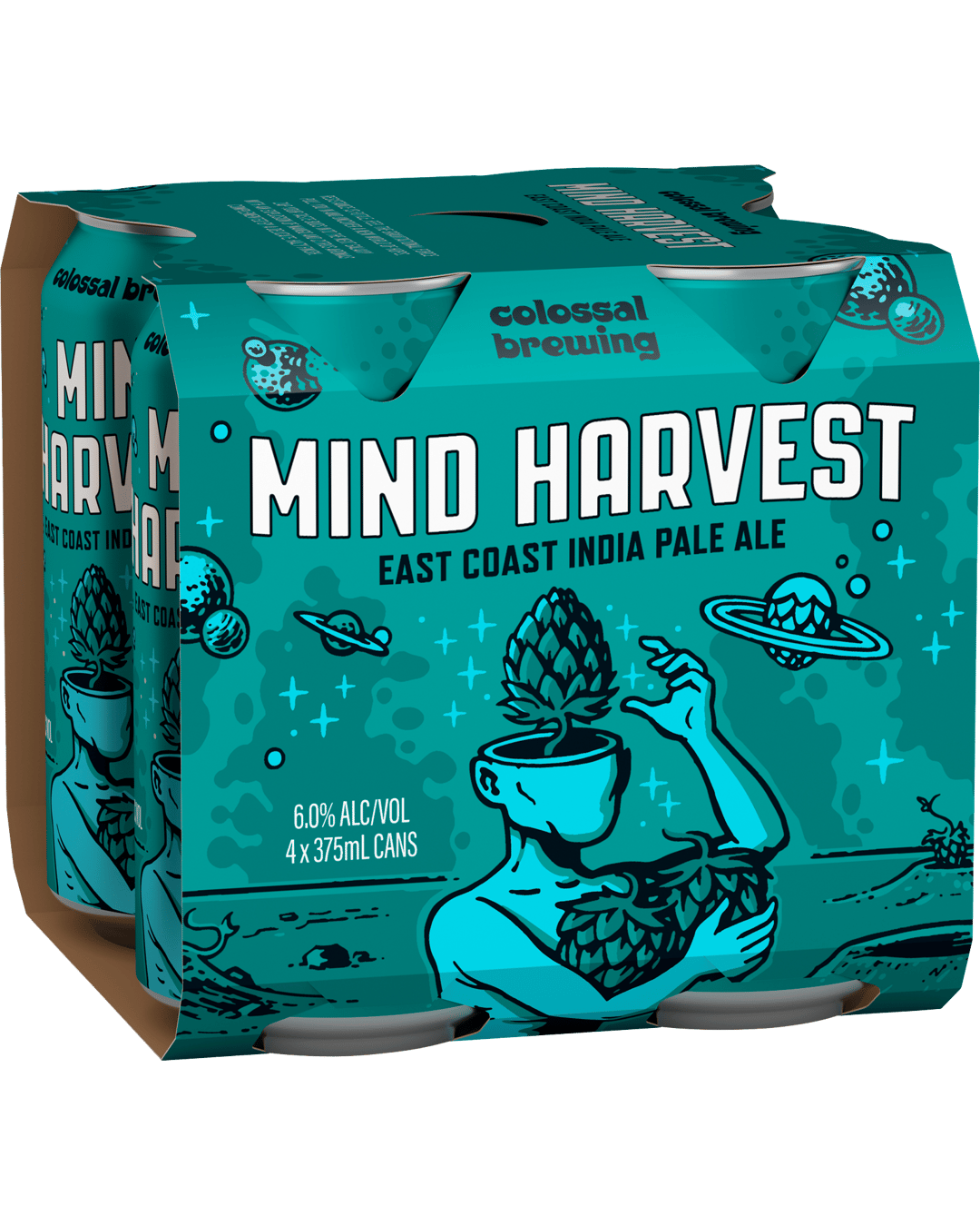 Colossal Brewing Mind Harvest East Coast IPA Cans 375mLx4