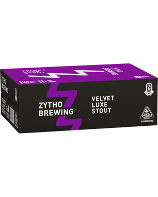 Zytho Brewing Velvet Luxe Stout Cans 375ml  24 Case