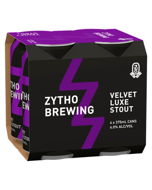 Zytho Brewing Velvet Luxe Stout Cans 375ml  4 Pack