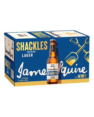 James Squire Broken Shackles Lager 330ml Bottle  24 Case